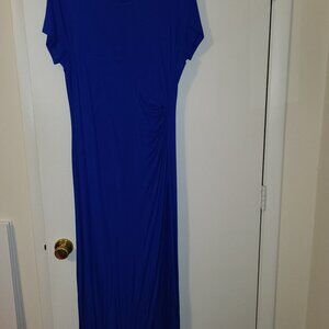 SPENSE Brand Long Blue Knit Dress Size (XL)